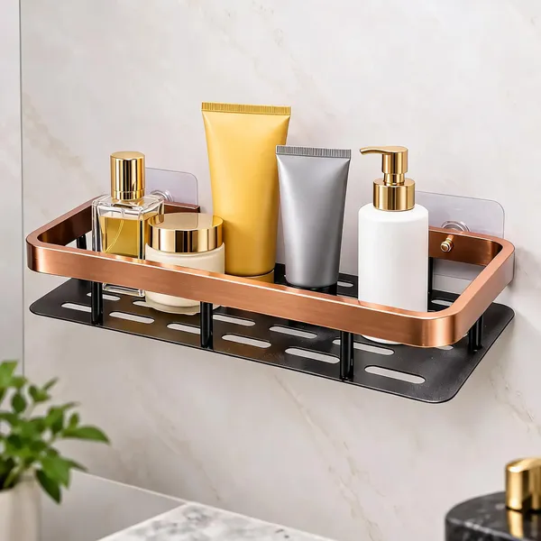 Steel_Modern_Rose_Gold_Bathroom_Storage_Rack