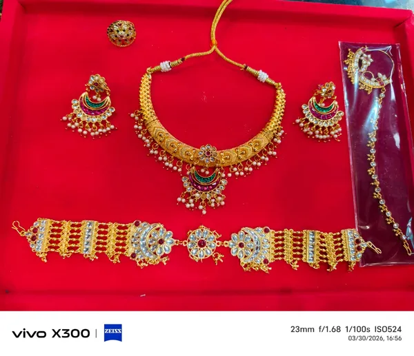 Gold_Tone_Stone_Studded_Bridal_Jewellery_Set_for_Women