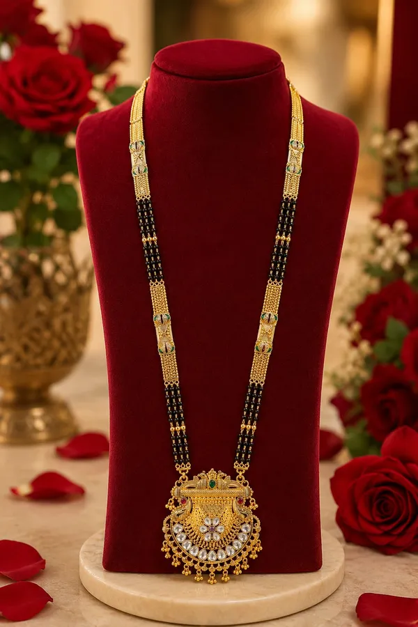 Gold_Tone_Black_Bead_Pendant_Mangalsutra_Necklace_for_Women