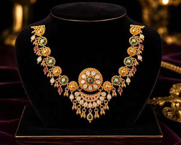 Gold_Tone_Stone_Embellished_Necklace_for_Women
