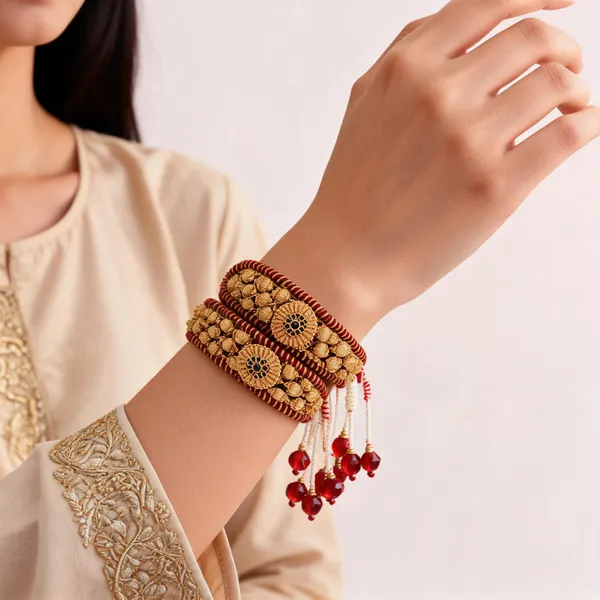 Red_Gold_Tone_Embellished_Bangle_Set_For_Women