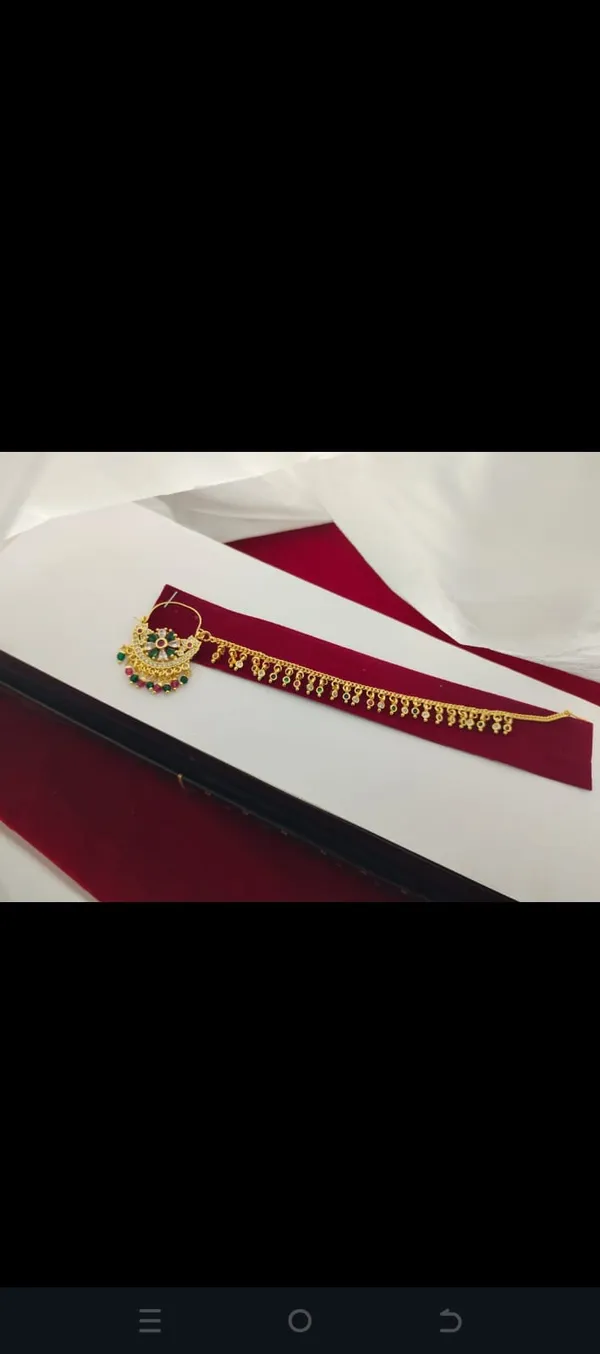 Maroon_Fabric_Traditional_Choker_Necklace_for_Women