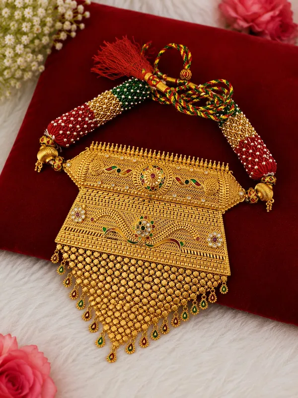 Gold_Tone_Traditional_Statement_Necklace_for_Women
