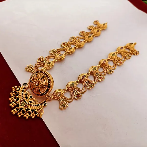 Gold_Tone_Temple_Style_Necklace_for_Women