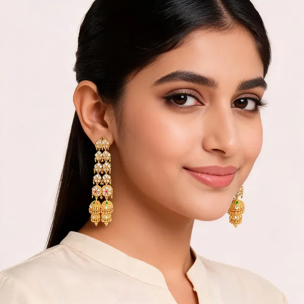 Gold_Tone_Chandelier_Traditional_Jhumka_Earrings_For_Women