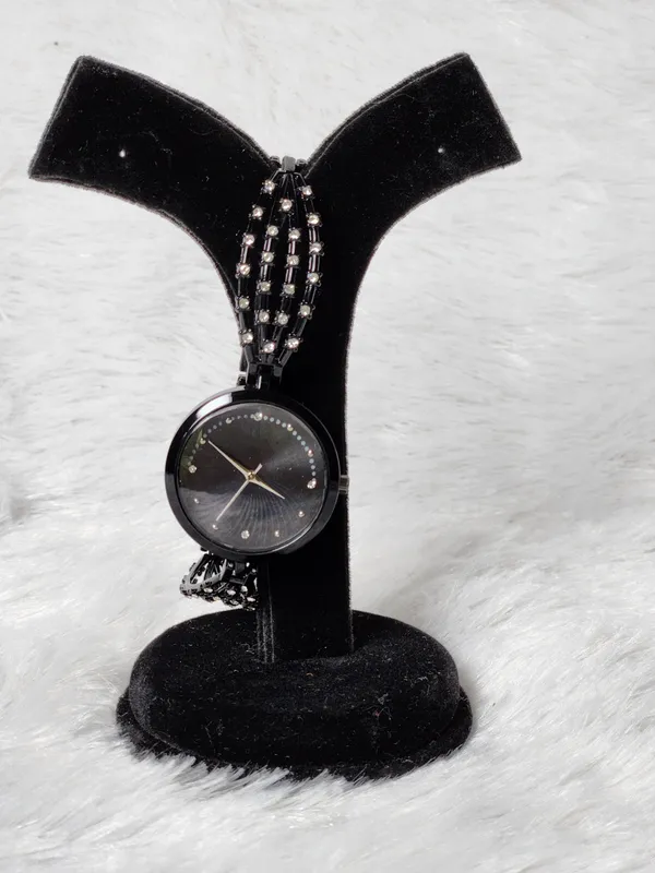Black_Beaded_Bracelet_Analog_Watch_for_Women