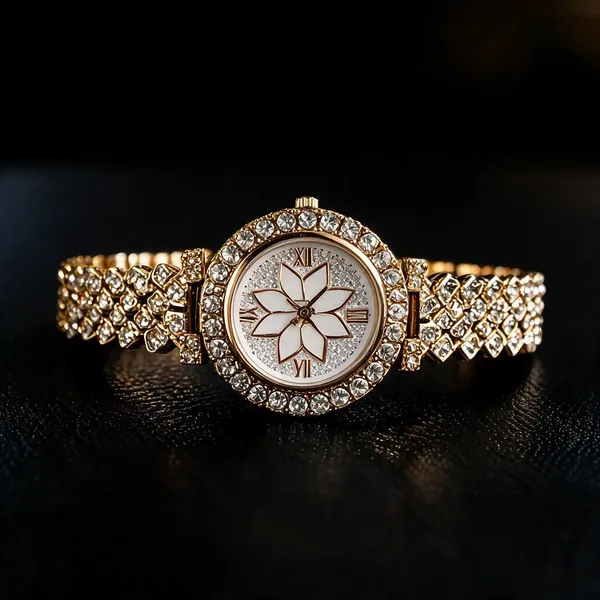 Gold_Metal_Stone_Embellished_Floral_Analog_Watch_For_Women