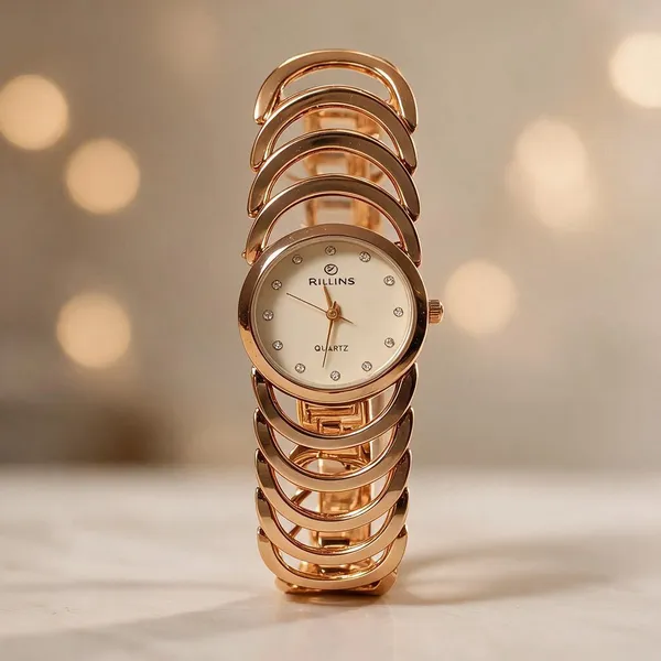 Gold_Metal_Link_Bracelet_Analog_Quartz_Watch_For_Women