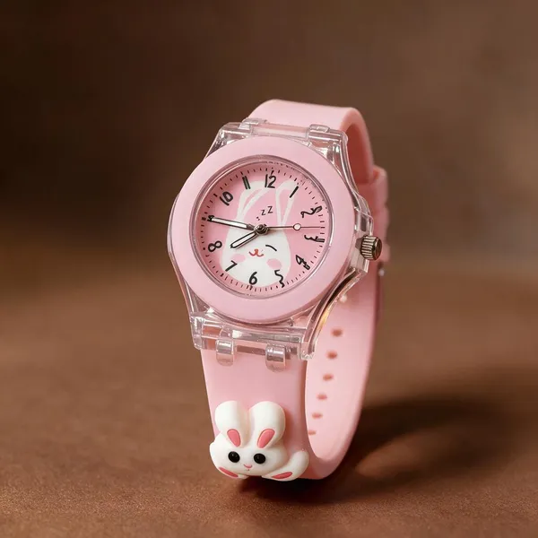 Pink_Silicone_Analog_Watch_For_Girls