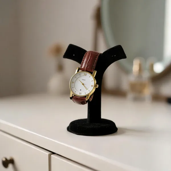 Brown_Leather_Metal_Analog_Wristwatch_For_Women