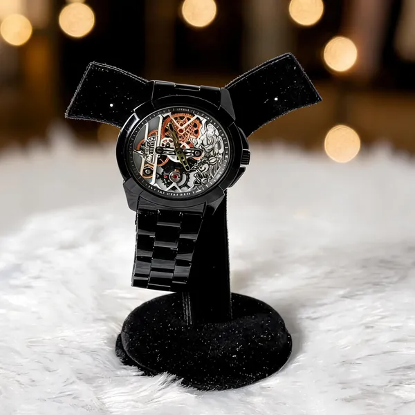 Black_Metal_Link_Bracelet_Analog_Watch_For_Women