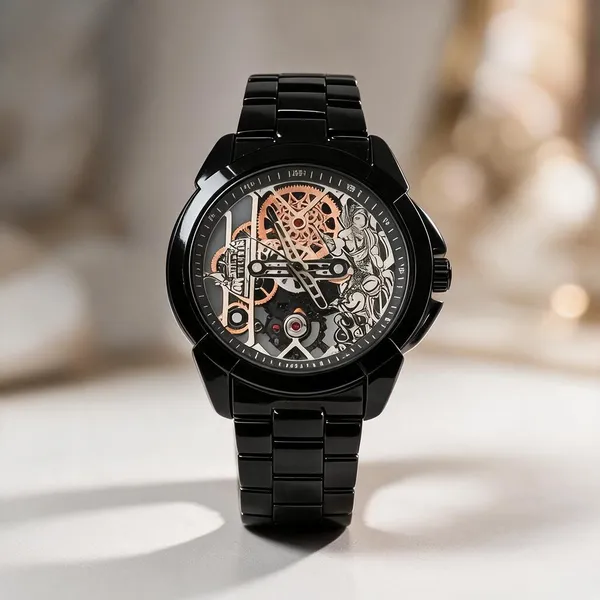 Black_Metal_Link_Bracelet_Analog_Watch_For_Women