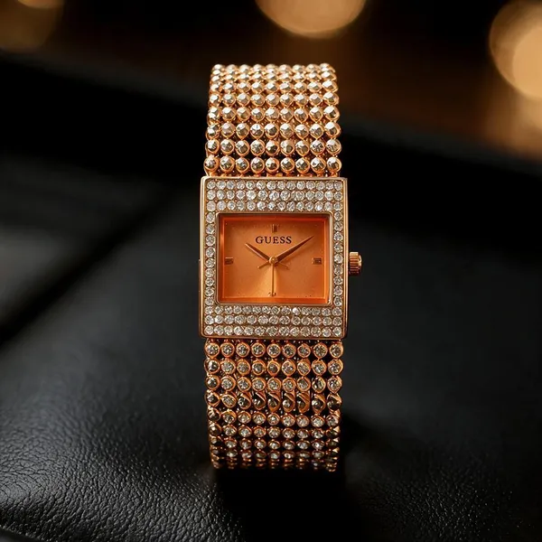 Gold_Metal_Stone_Embellished_Rectangular_Watch_For_Women