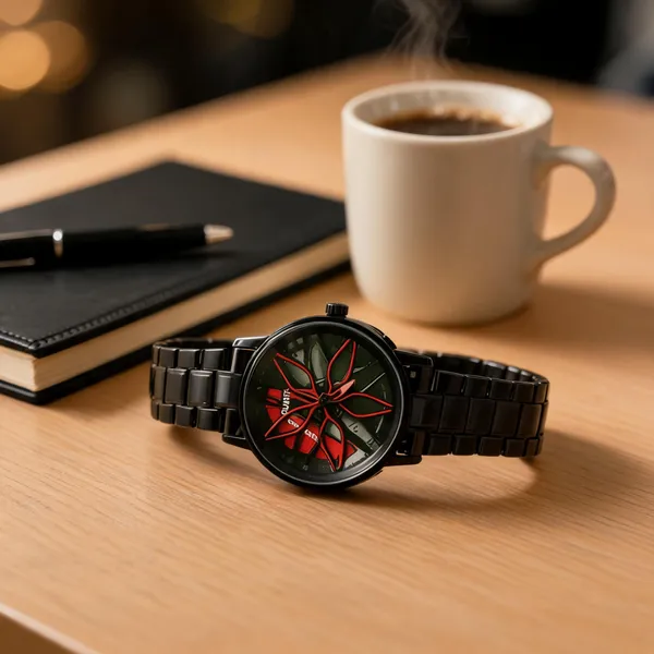 Black_Metal_Link_Analog_Watch_For_Women