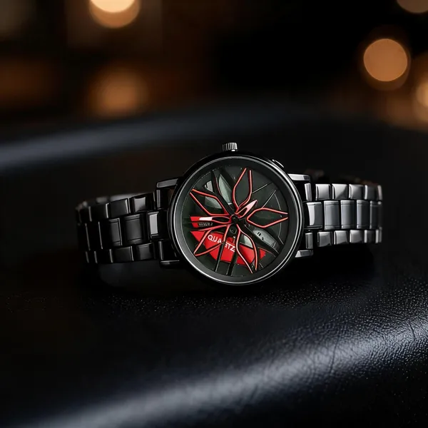 Black_Metal_Link_Analog_Watch_For_Women