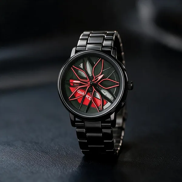 Black_Metal_Link_Analog_Watch_For_Women