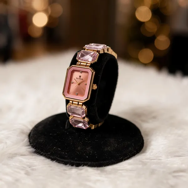Gold_Metal_Rectangular_Dial_Bracelet_Watch_For_Women