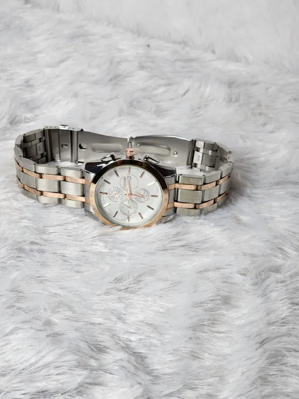 Two_Tone_Analog_Chronograph_Watch_for_Men_And_Women