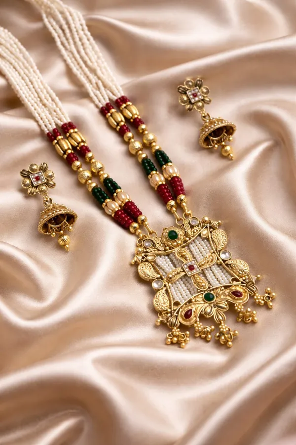 Multicolour_Beaded_Necklace_Set_for_Women