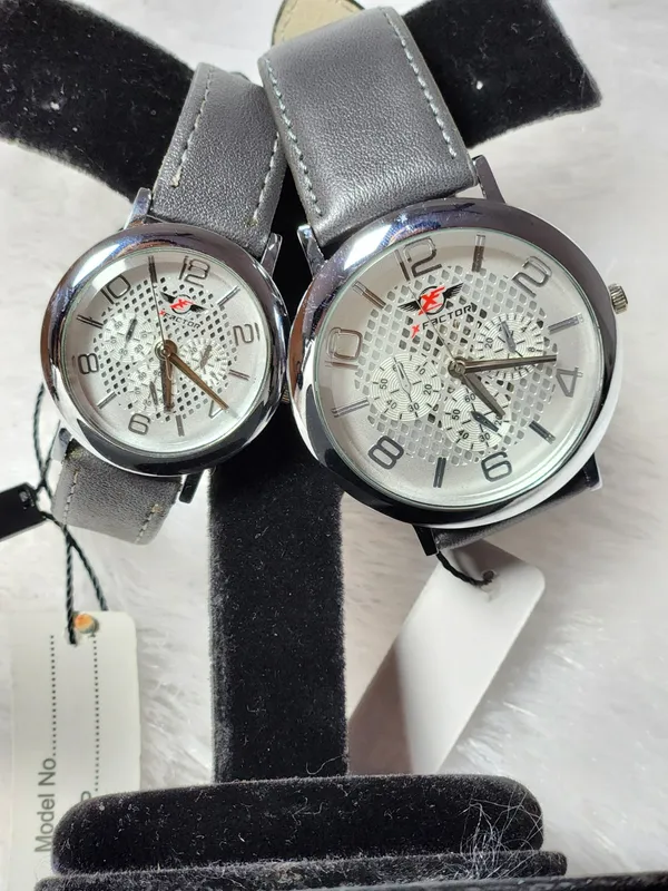 Black_Leather_Analog_Watch_Set_for_Men