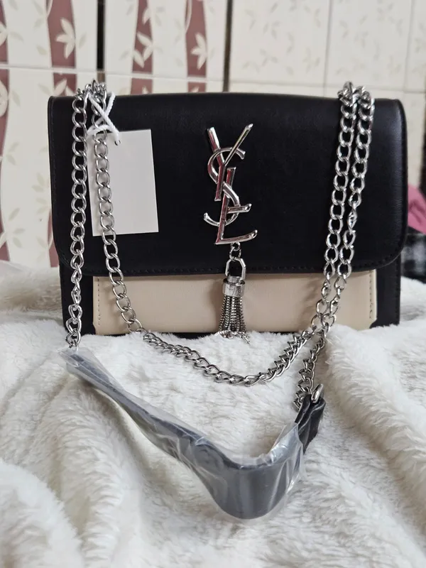 Black_Leather_Look_Chain_Sling_Bag_for_Women