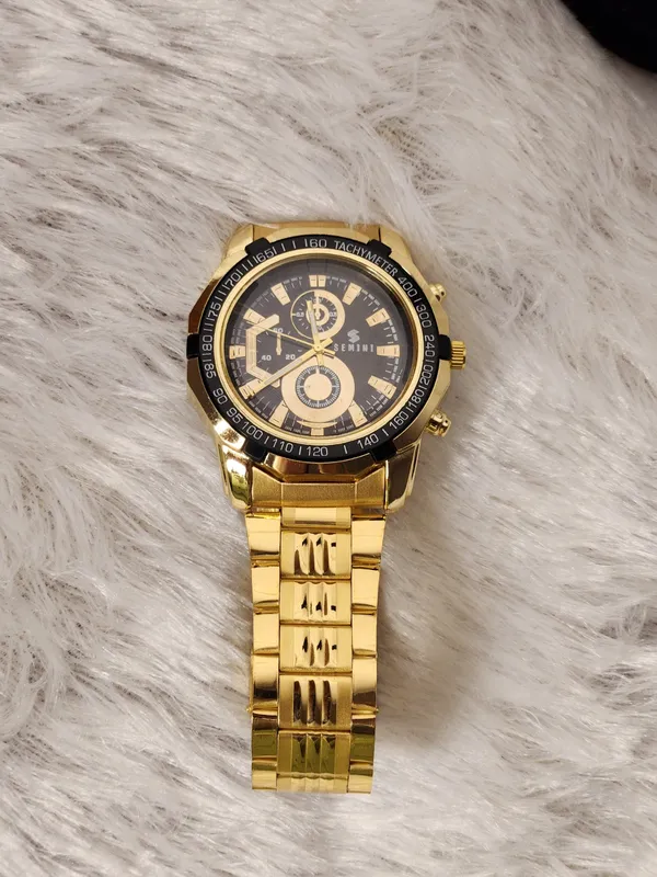 Gold_Tone_Metal_Chronograph_Watch_for_Men