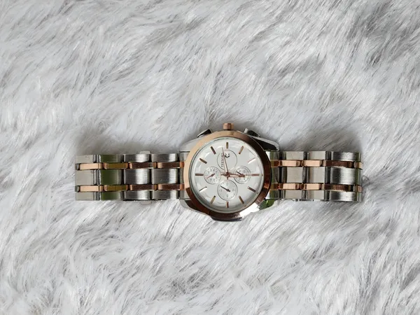 Two_Tone_Analog_Chronograph_Watch_for_Men_And_Women