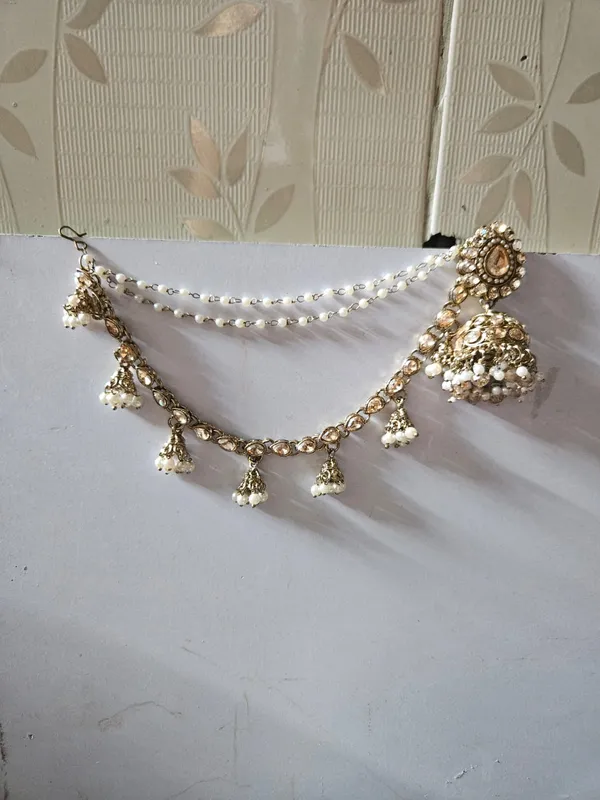 Gold_Tone_Kundan_Pearl_Bridal_Earrings_Set