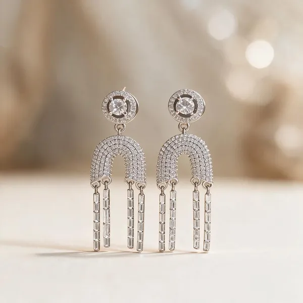 Silver_Tone_Rhinestone_Chandelier_Drop_Earrings_For_Women