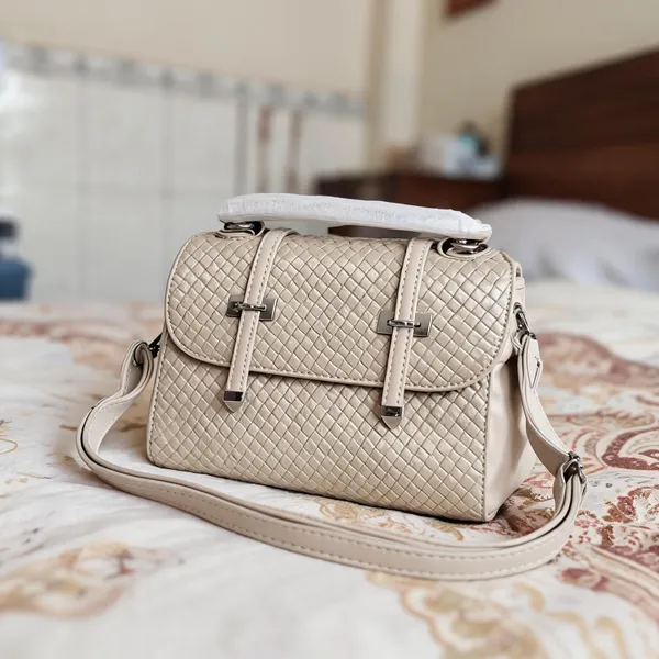 Beige_Textured_Shoulder_Bag_For_Women
