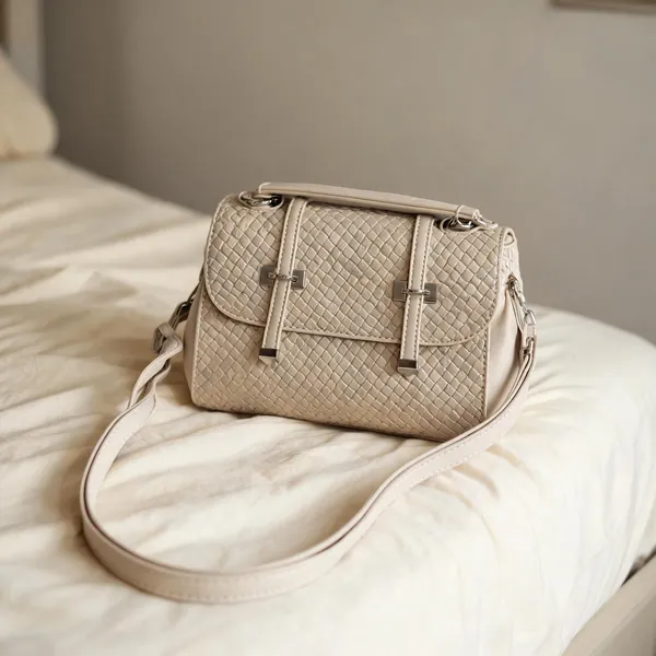 Beige_Textured_Shoulder_Bag_For_Women
