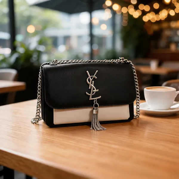 Black_Leather_Look_Chain_Sling_Bag_For_Women