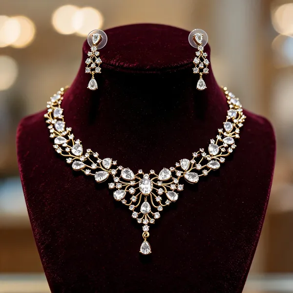 Gold_Crystal_Stone_Necklace_And_Earrings_Set_For_Women
