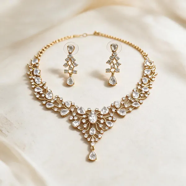 Gold_Crystal_Stone_Necklace_And_Earrings_Set_For_Women