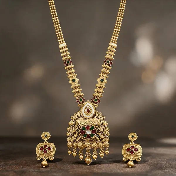 Gold_Tone_Alloy_Temple_Jewellery_Necklace_Set_For_Women