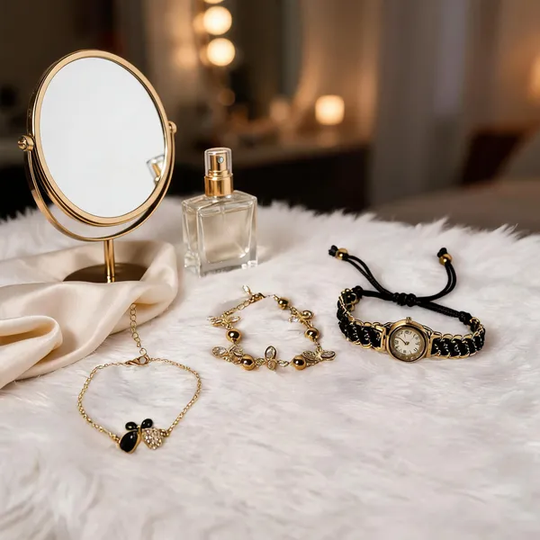 Gold_Alloy_Butterfly_Charm_Bracelet_Watch_Set_For_Women_Set_of_3
