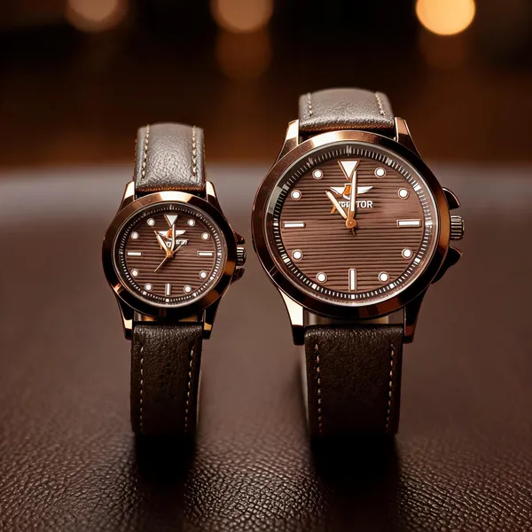 Brown_Leather_Analog_Couple_Watch_Set