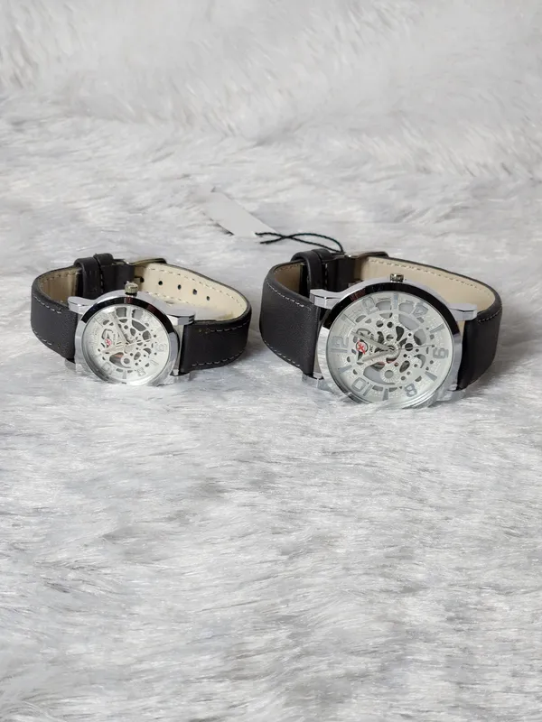Grey_Strap_Analog_Skeleton_Watch_Set_for_Men