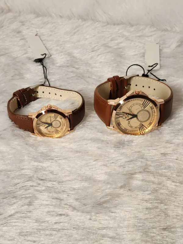 Brown_Leather_Analog_Watch_Set_for_Women