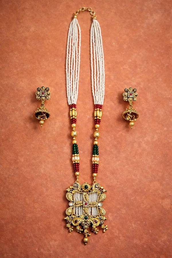 Multicolour_Beaded_Necklace_Set_for_Women