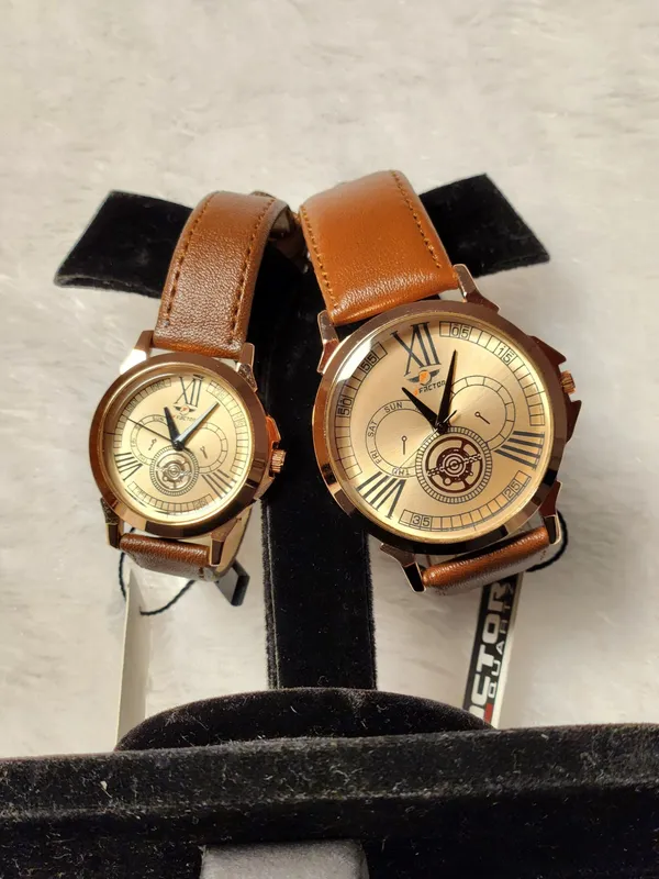 Brown_Leather_Analog_Watch_Set_for_Women