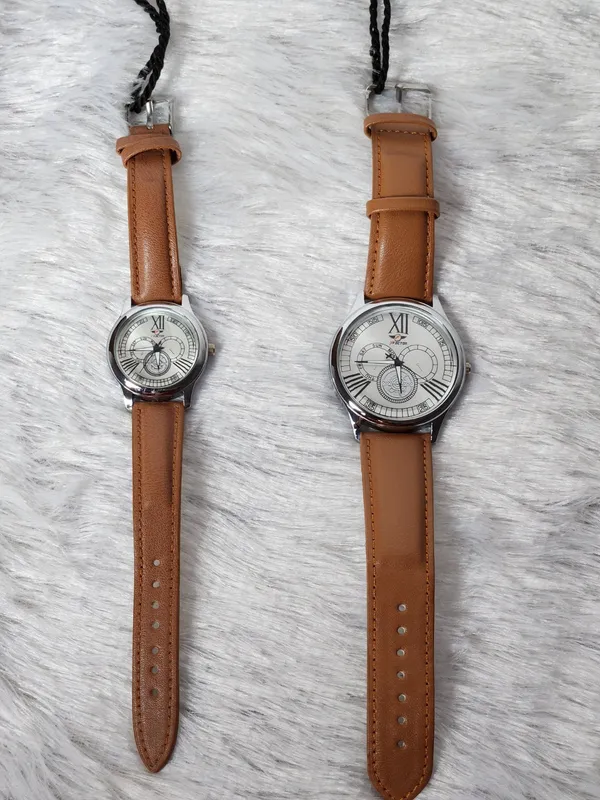 Brown_Leather_Analog_Couple_Watch_Set_For_Partners