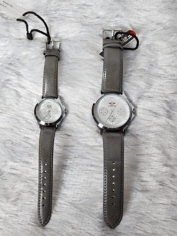 Grey_Leather_Chronograph_Watch_Set_for_Men