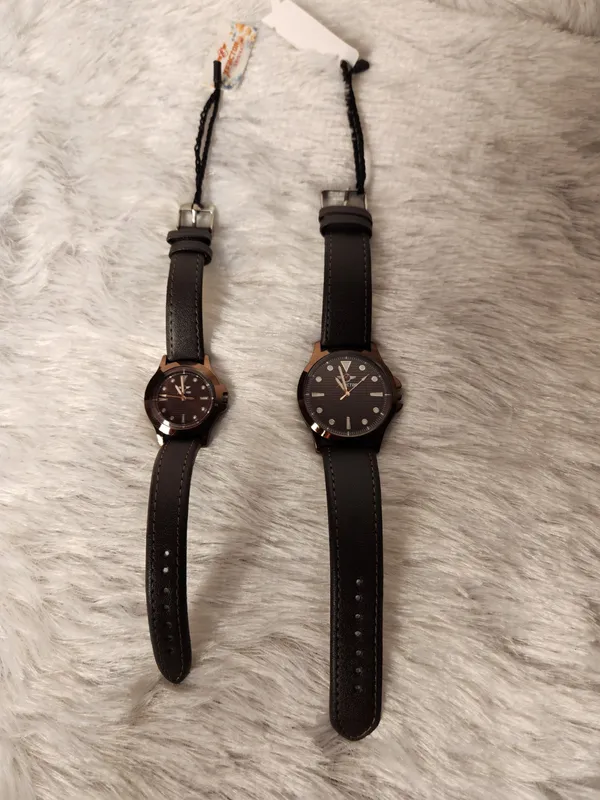 Brown_Leather_Analog_Watch_Set_for_Couples