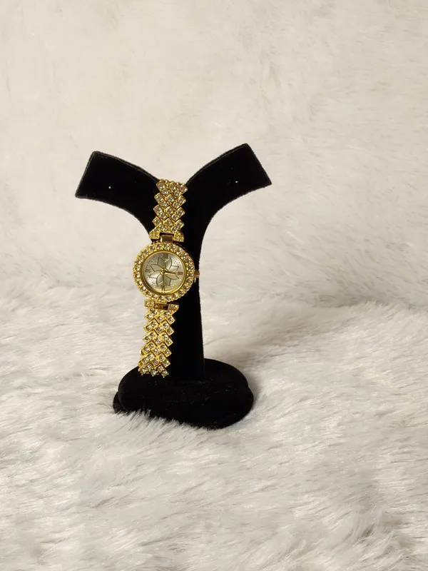 Gold_Tone_Embellished_Analog_Watch_for_Women