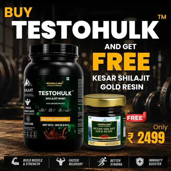 Shilajit_Whey_Fast_Absorb_Protein_1kg_Alvista_Kesar_Shilajit_Gold_Resin_25g