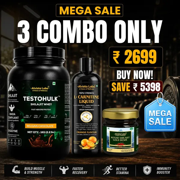 Shilajit_Whey_Fast_Absorb_Protein_1kg_Alvista_Kesar_Shilajit_Gold_Resin_25g_Alvista_Labs_L_Carnitine_3300mg
