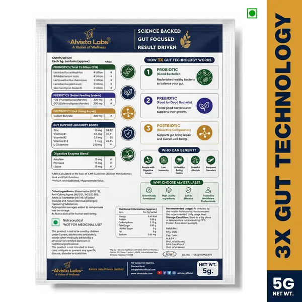 Alvista_Labs_3x_Gut_Technology_5g_Sachet_Default_Title
