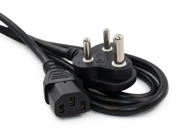 3_Pin_Indian_Plug_To_Iec_C13_Black_Power_Cable_-_Pack_Of_2