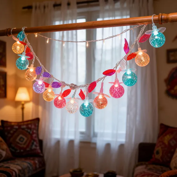 Multicolor_Led_Leaf_Glitter_Ball_String_Lights